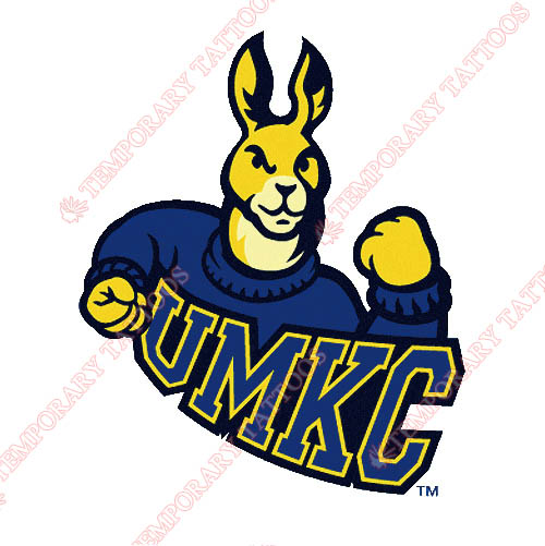UMKC Kangaroos Customize Temporary Tattoos Stickers NO.6698